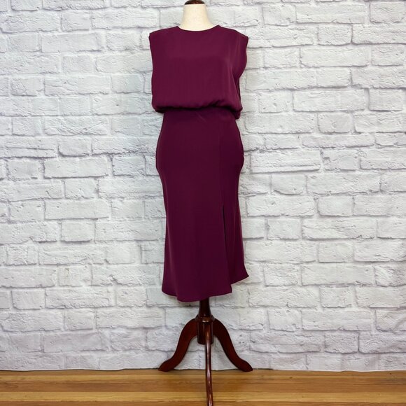Evereve A New York Mulberry Blouson Sleeveless Midi Dress - Picture 1 of 4